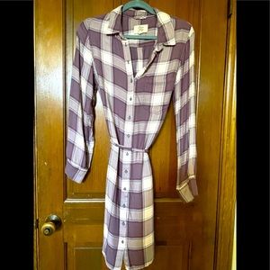Cosmic Blue Love- Hayley Shirt Dress